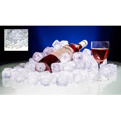 Kristal Buz Küpleri 25 lik paket (Erimez Yapay Sahte Sentetik Plastik Dekor)